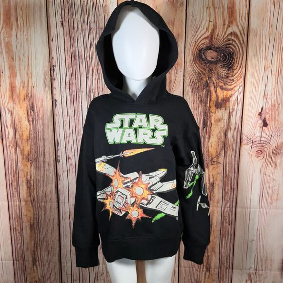 Boys' Disney 100 Star Wars Pullover Sweatshirt  NWT - Picture 1 of 4